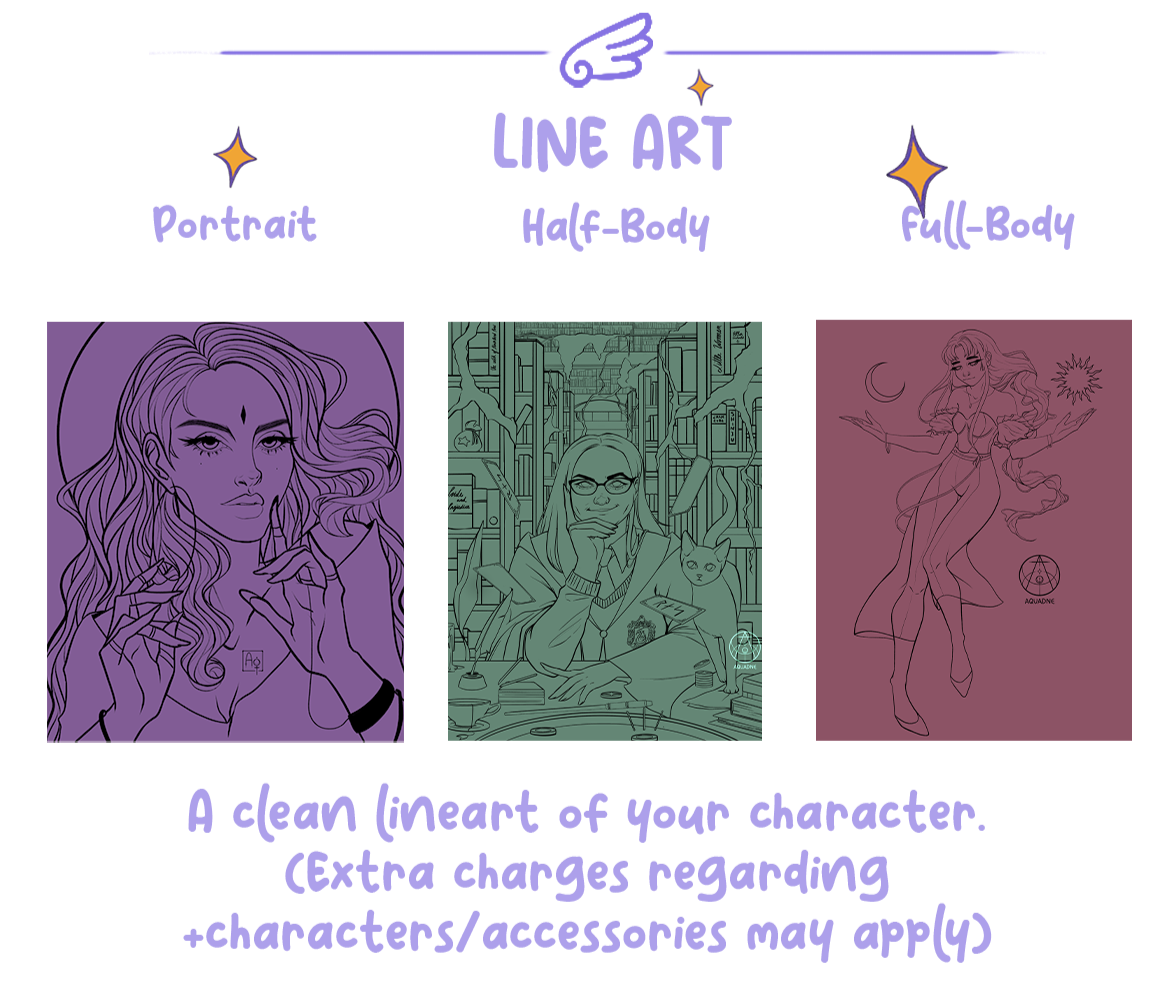Commission Sheet. Lineart Prices